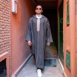 Jellaba Ouezzane Gris
