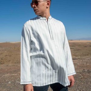 Tunique en Soie Blanche